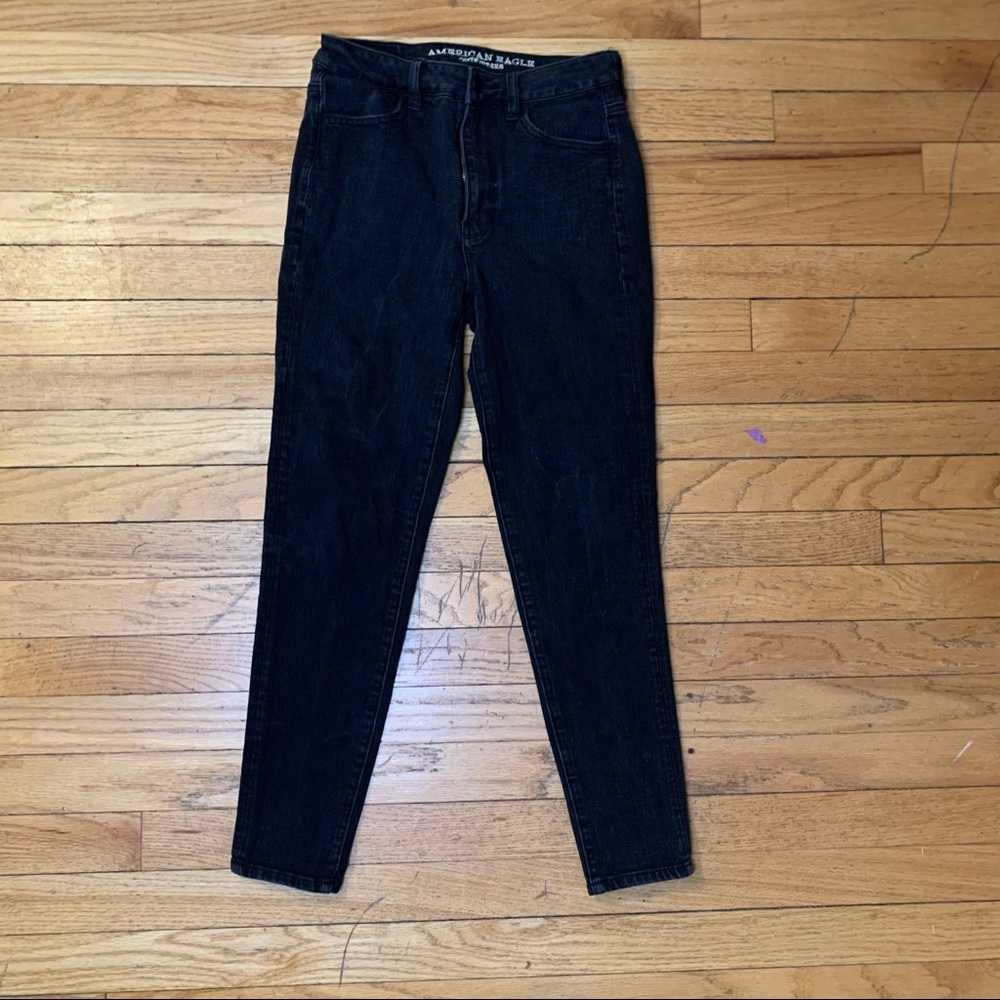 Black AE Super Stretch Highest Rise Jegging 4 🖤
